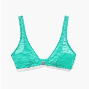 Flocked Logo Bralette